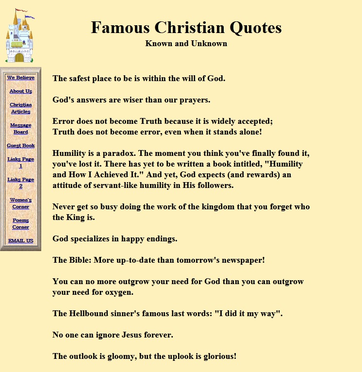 Famous Christian Quotes